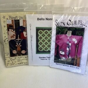 Sewing Patterns Kit Lot Of 3